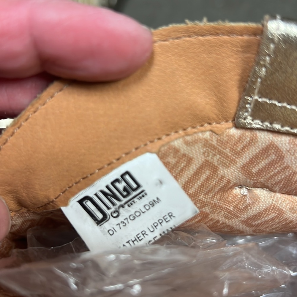 Dingo Gold and fringed western boots - Picture 5 of 7